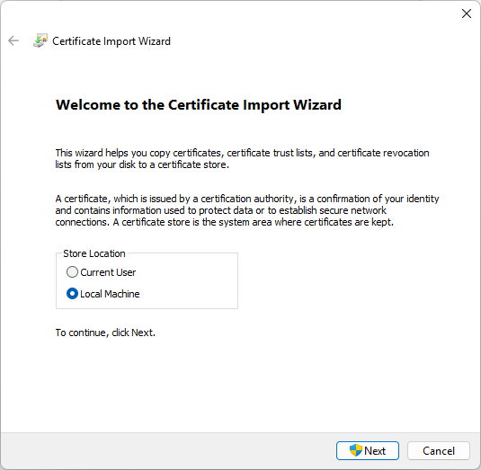 Certificate Information