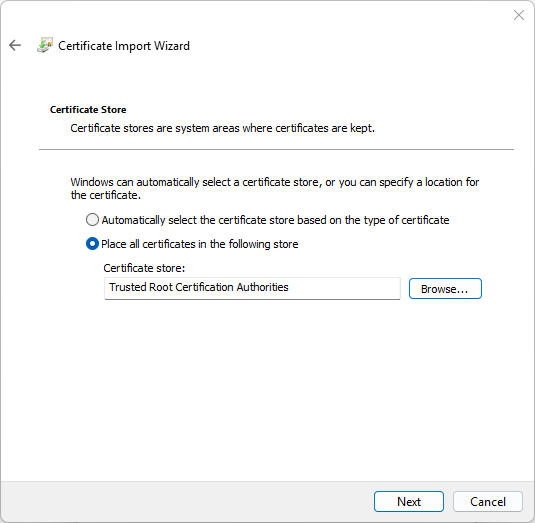 Certificate Information