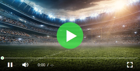 Soccer Skin Retina for Video.js